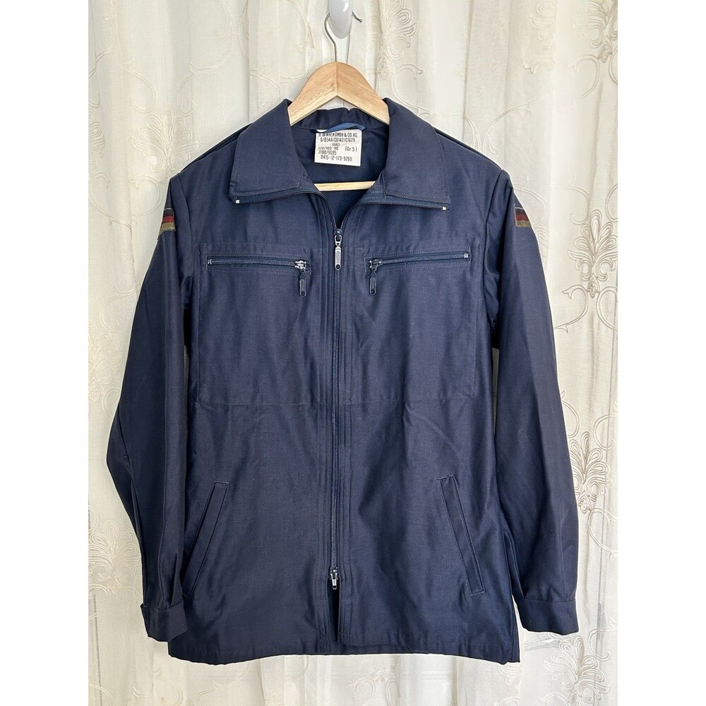 VTG 1983 German Navy Bundesmarine Deck Jacket Bordjacke Gr 5 Small Medium 1980s